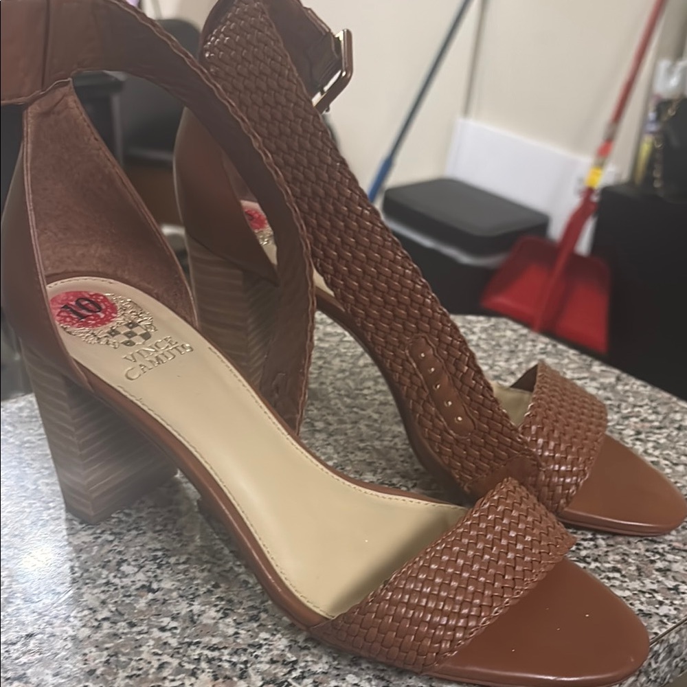 Vince Camuto Women's Brown Heeled Sandals